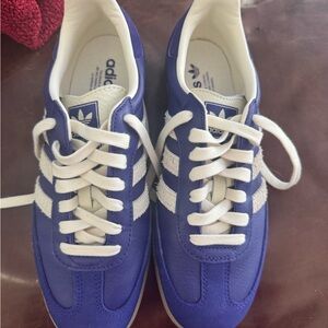 Adidas Purple and White Sambas